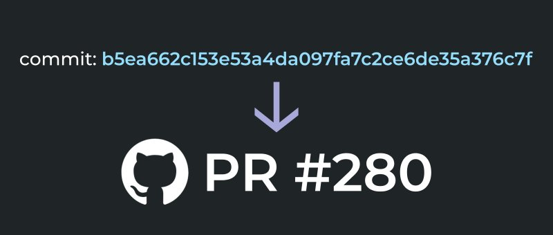 Jak získat GitHub PR z commit hashe Jak získat GitHub PR z commit hashe