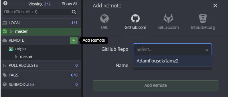 GitKraken - doporučené přidání upstream