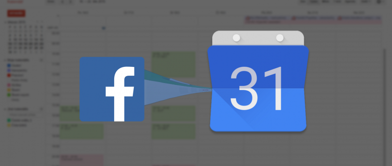 Události z Facebooku do Google Kalendáře