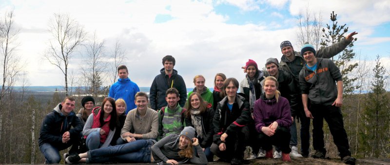 Group picture of cottage in Konnevesi