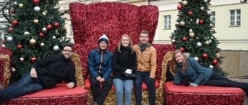 Christmas corner in Warsaw