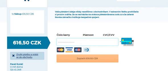 ČSOB Platební brána