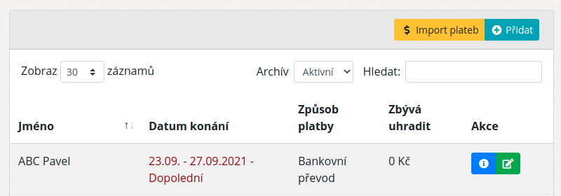 DataTables s vlastním filtrem
