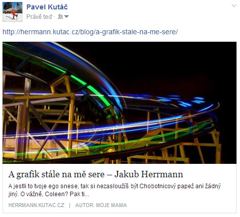 Velký obrázek na Facebooku