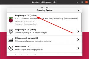 Instalace Raspberry Pi OS na SD kartu