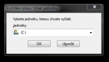 Výběr jednotky
